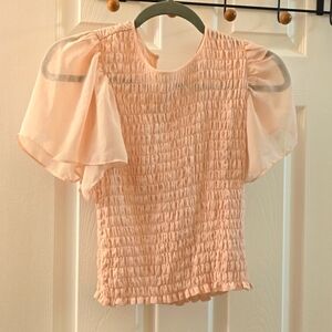 Light pink Express business casual top
